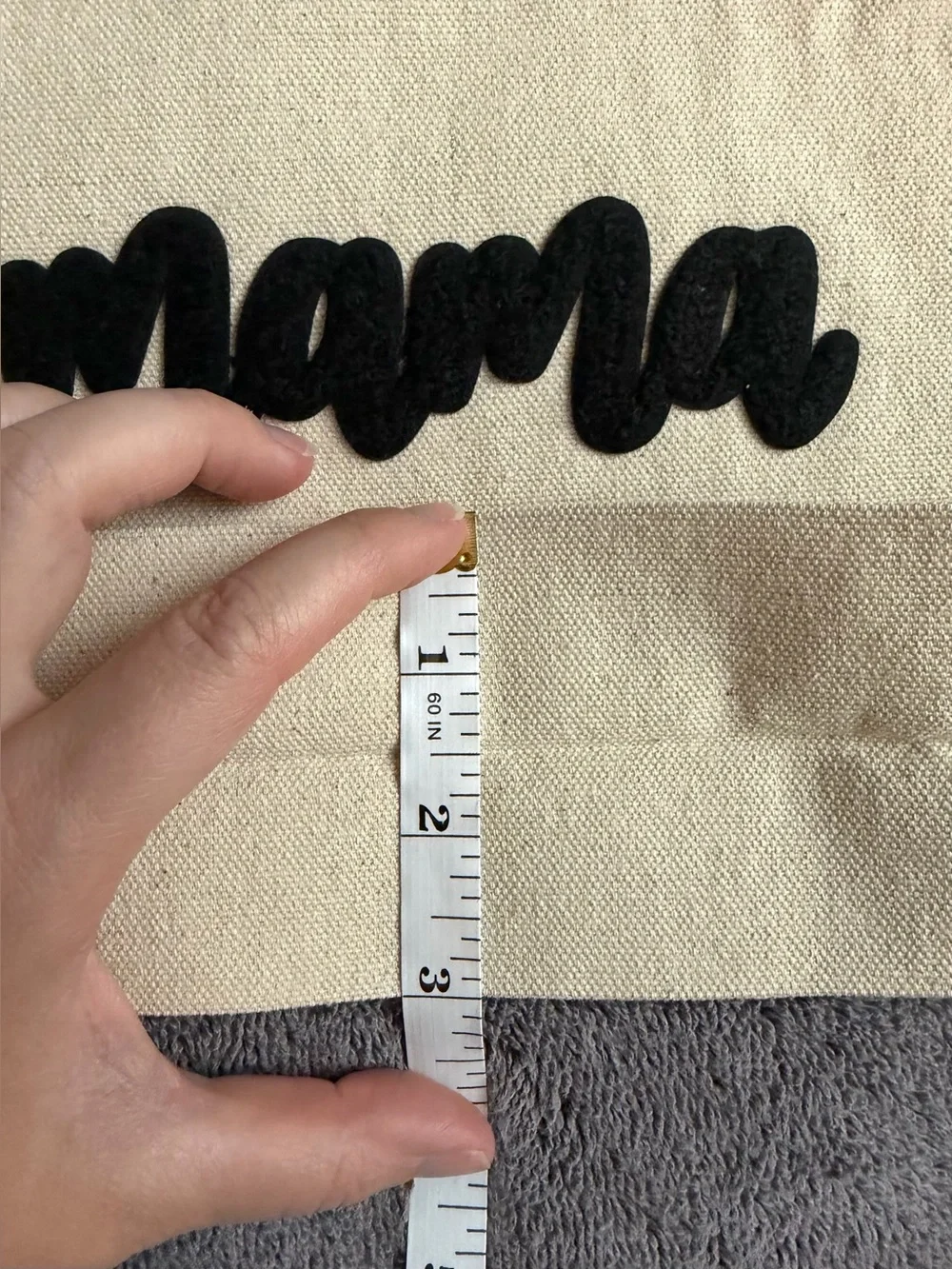 Reusable Canvas Gift Bag - Mama Canvas Tote Bag - Picture 5 of 7